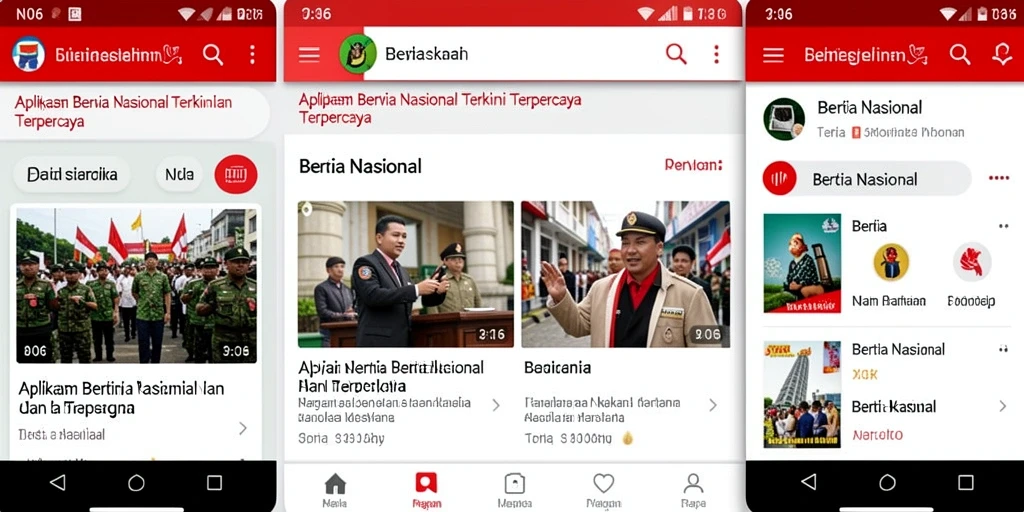 Antarmuka N06 menampilkan berita nasional terbaru dan terpercaya.