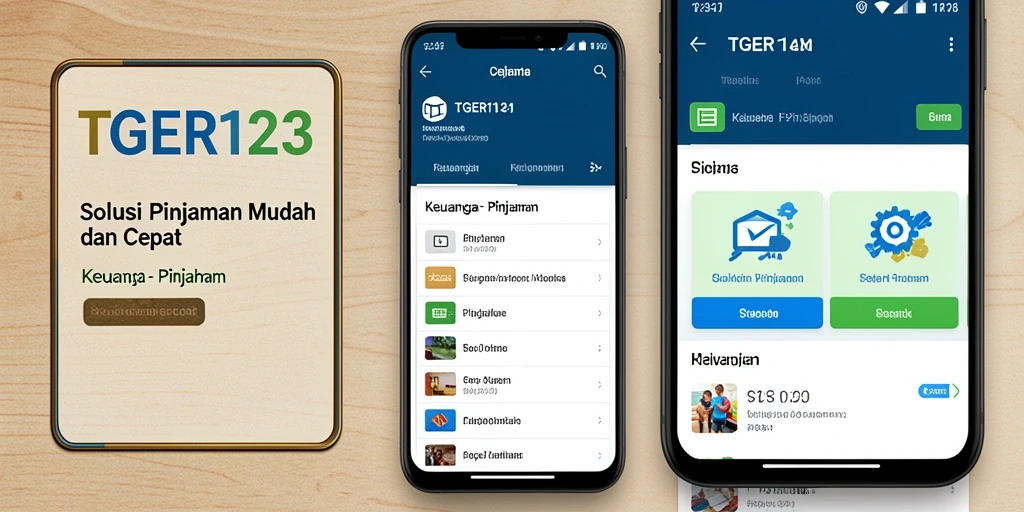 Tampilan antarmuka TGER123 yang menarik dan fungsional.