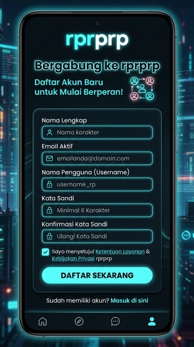 Registrasi Akun Baru di rprprp dengan Mudah
