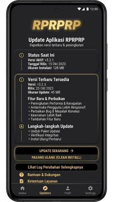 Riwayat Versi rprprp untuk Pengguna Android